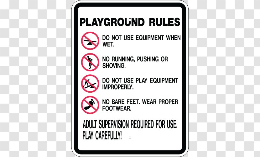 Playground Safety School Zone Sign Child - Rectangle Transparent PNG