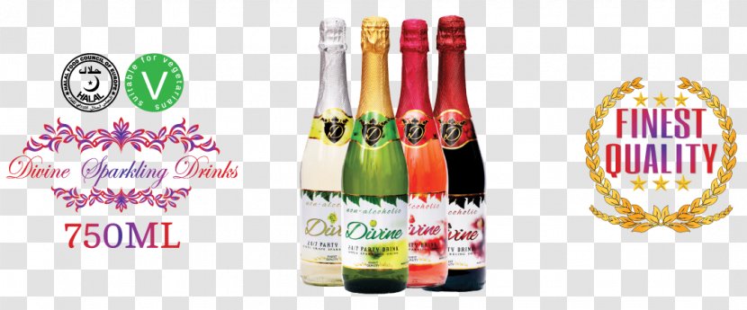 Liqueur Glass Bottle Champagne Wine Beer - Distilled Beverage - Nonalcoholic Mixed Drink Transparent PNG