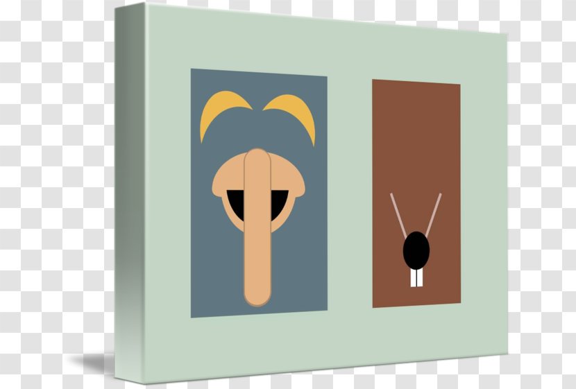 Gallery Wrap Art Rizzo The Rat Canvas Muppets - Minimalist Frames Transparent PNG