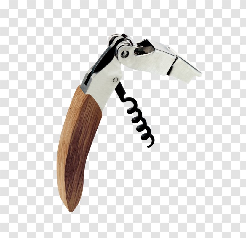 Wine Corkscrew Oak Barrel Sommelier - Bottle Openers Transparent PNG