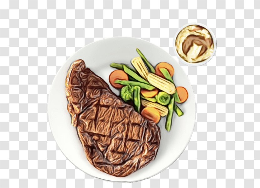 Network Cartoon - Cuisine - Meat Sirloin Steak Transparent PNG