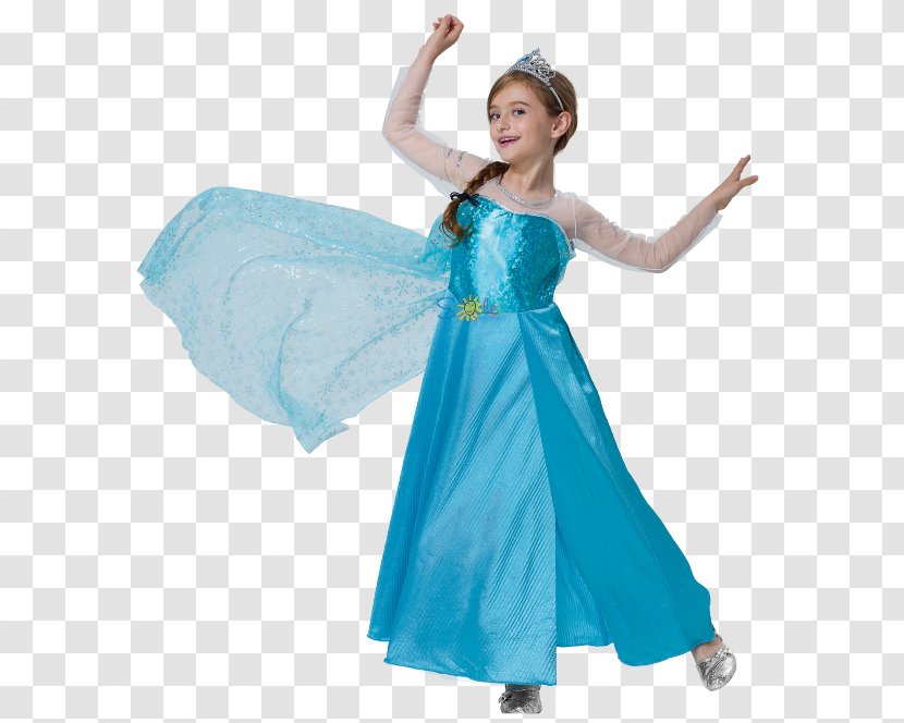 Elsa Costume Child Princess Dress - Silhouette Transparent PNG