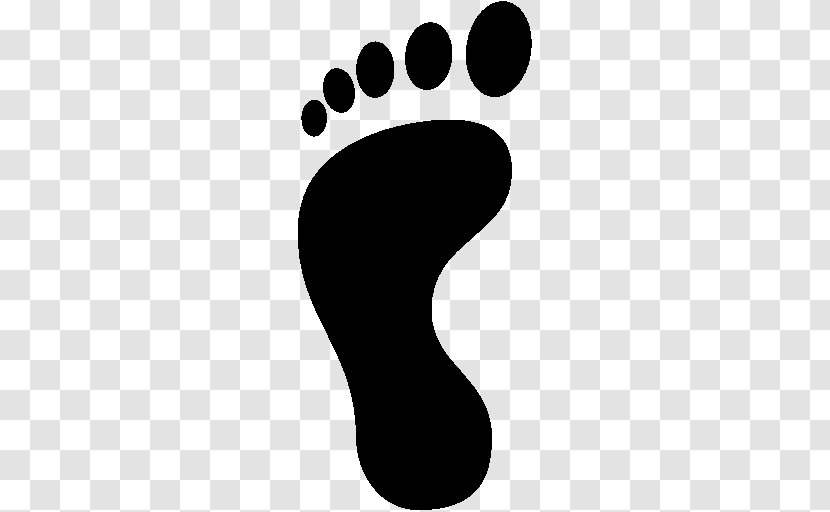 Footprint Clip Art - Black And White - Feet Transparent PNG