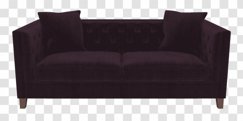 Sofa Bed Couch Armrest Product Design Chair - Loveseat - Purple Flower Material Transparent PNG