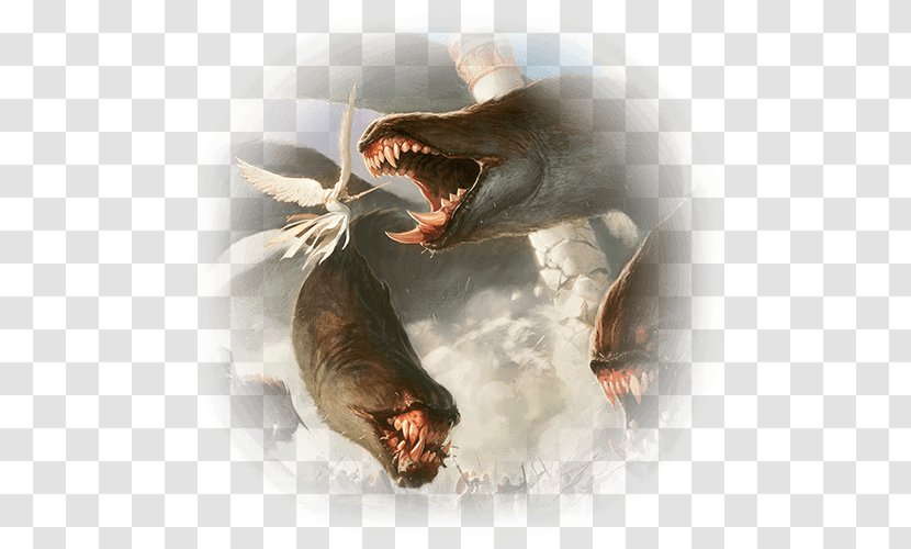 Magic: The Gathering Commander Apocalypse Hydra Lernaean Dragon - Card Game Transparent PNG