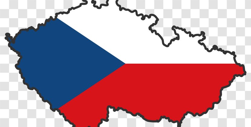 Flag Of The Czech Republic Illustration Image - Map - Area Transparent PNG
