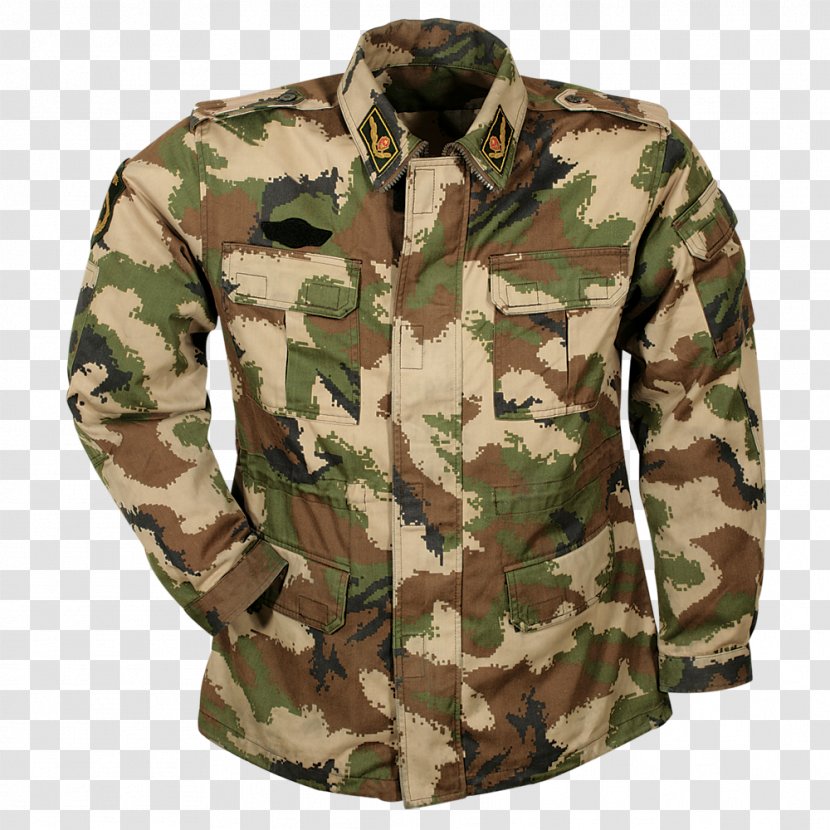 Military Camouflage Jacket Uniform Battle Dress - People S Liberation Army Transparent PNG