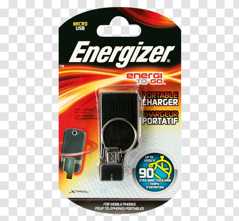 Battery Charger Button Cell Alkaline AAA Energizer - Microusb - USB Transparent PNG