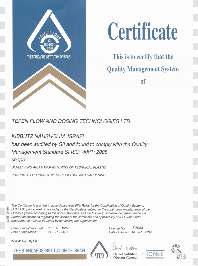 ISO 9000 Certification Business International Organization For Standardization Technical Standard - Industry Transparent PNG