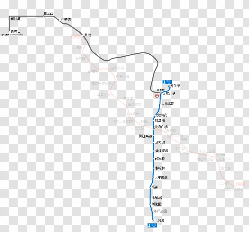 Chengdu Metro Chunxi Road Line 4 Rapid Transit Transparent PNG