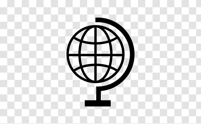 World Map Globe Bank - Black And White - Hands Transparent PNG