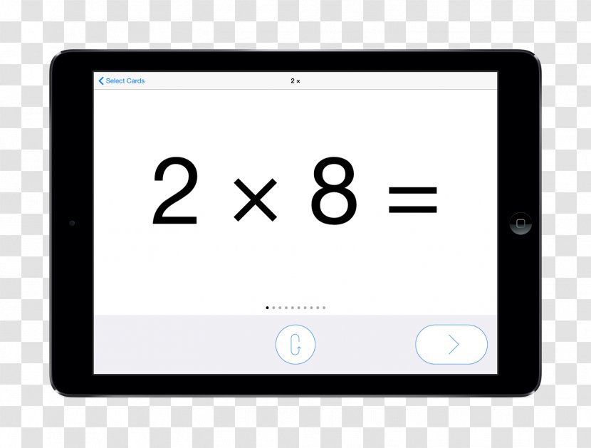 Flashcard Mathematics Multiplication Subtraction Addition - Technology Transparent PNG