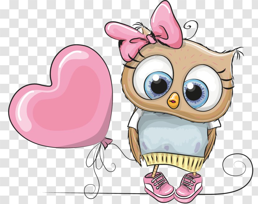 Owl Infant Child Birthday Cartoon - Heart Transparent PNG
