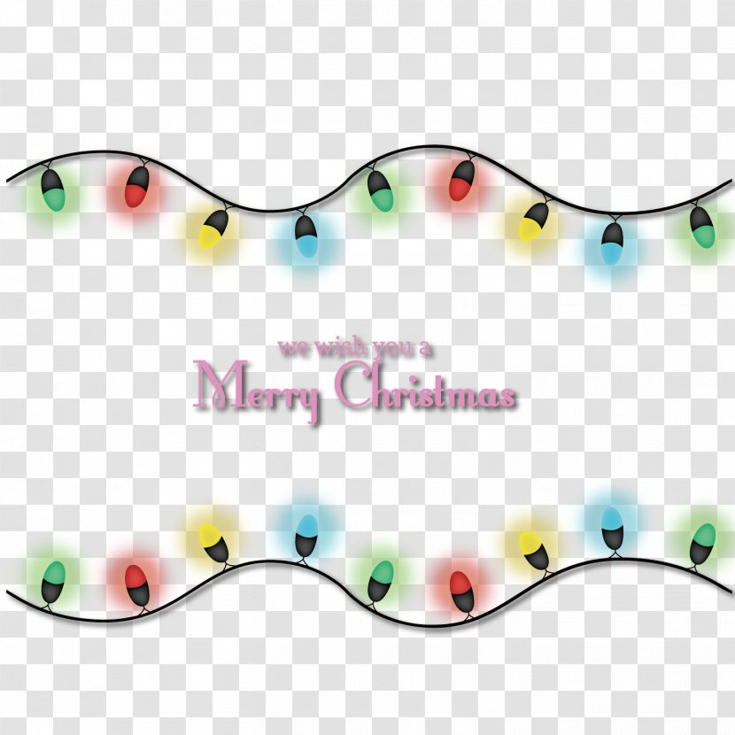 Christmas Lights Light-emitting Diode - Point - Merry Transparent PNG