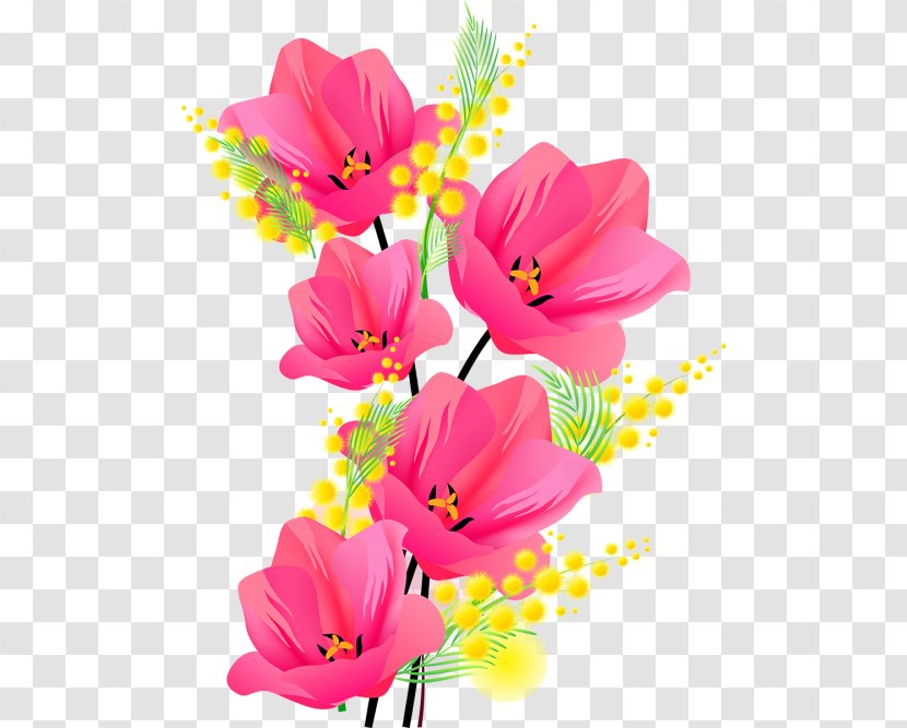 Flower Floral Design Illustrations Clip Art - Cut Flowers Transparent PNG
