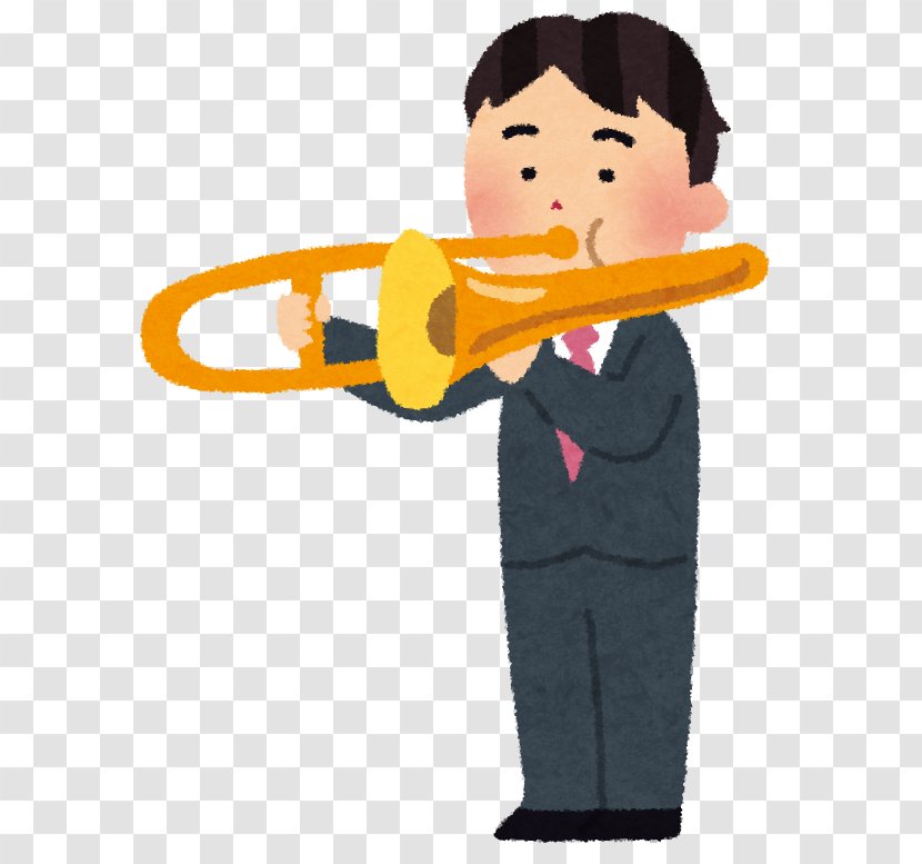 Trombone いらすとや Orchestra Trumpet Musician - Illustrator Transparent PNG