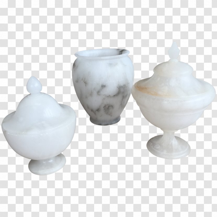 Ceramic Vase Tableware - Three-piece Transparent PNG