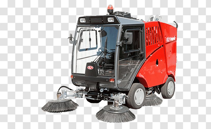 Street Sweeper Floor Scrubber Cleaning Road - Commercial Transparent PNG