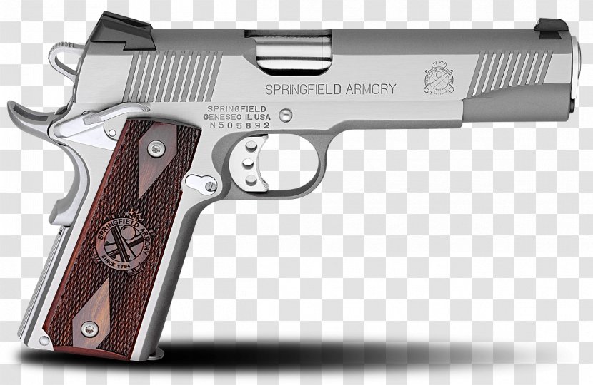 Springfield Armory M1A M1911 Pistol HS2000 .45 ACP - Handgun Transparent PNG