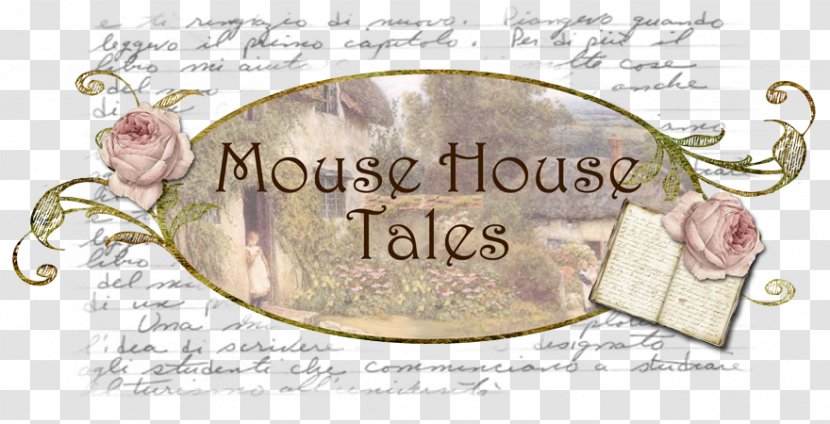 Calligraphy Animal Font - Mouse House Transparent PNG