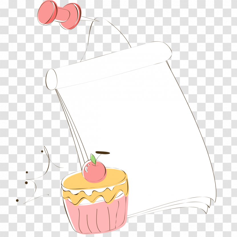 Cake Illustration - Flower - Frame,Shading,Wireframe,card,postcard,Notes Transparent PNG