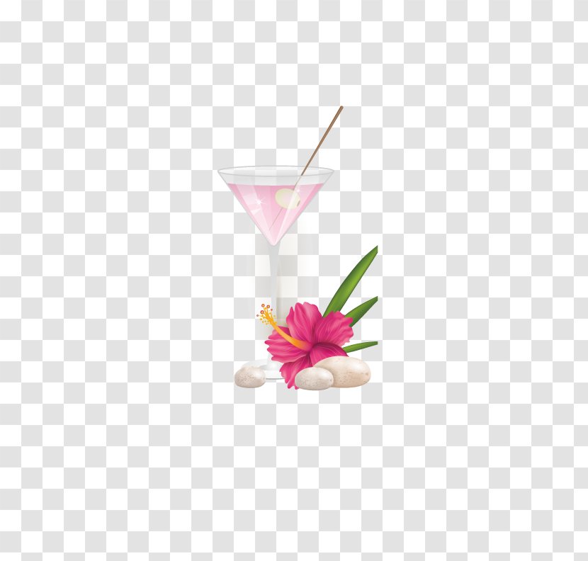 Cocktail Glass Wine Cup - Pink - Cocktails Transparent PNG
