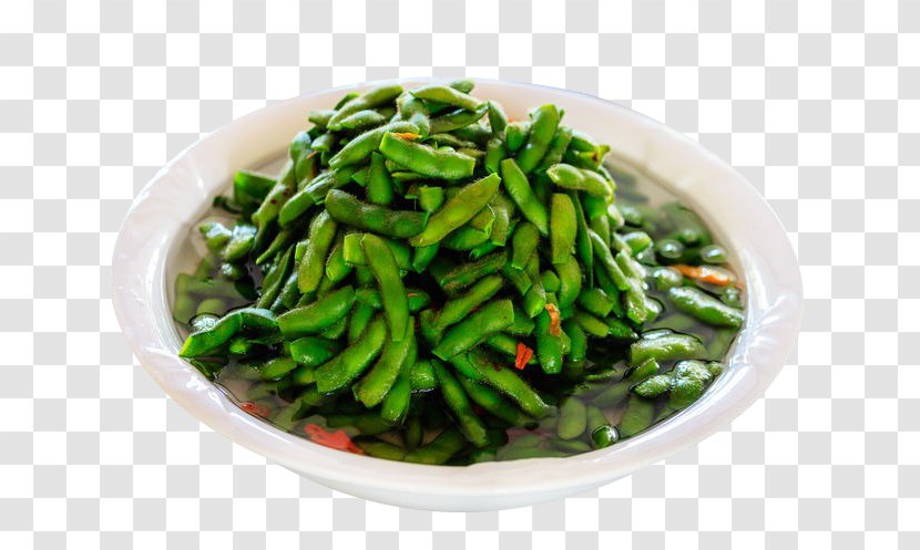 Edamame Green Bean Cooking Snow Pea - Stir Frying - Fried Hair Beans Transparent PNG