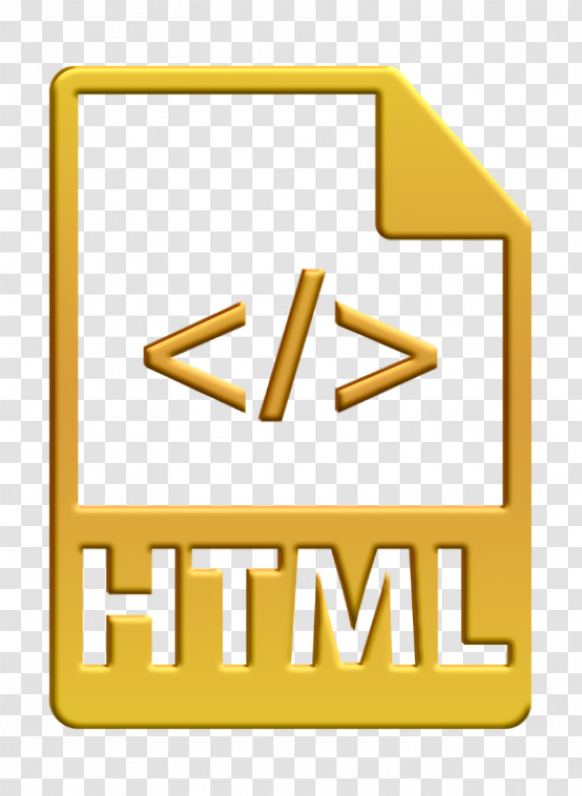 File Formats Icons Icon HTML File With Code Symbol Icon Html Icon Transparent PNG