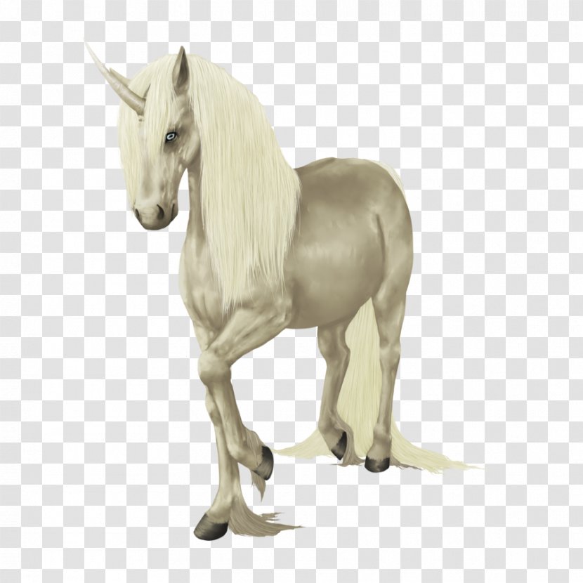 Mustang Colt Foal Stallion Mare - Figurine - Unicorn Background Transparent PNG