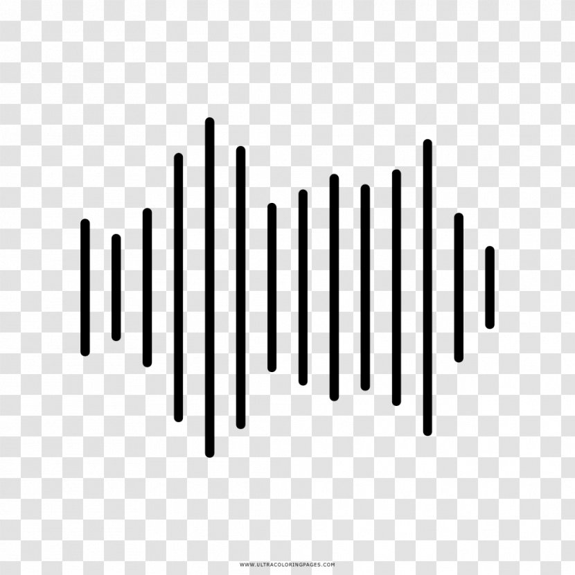 Acoustic Wave Drawing Sound Coloring Book Transparent PNG