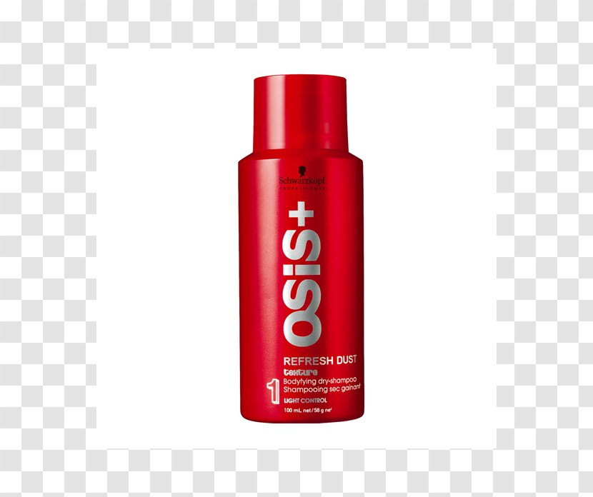 Schwarzkopf OSiS+ Dust It Mattifying Volume Powder Dry Shampoo Hair Spray Transparent PNG