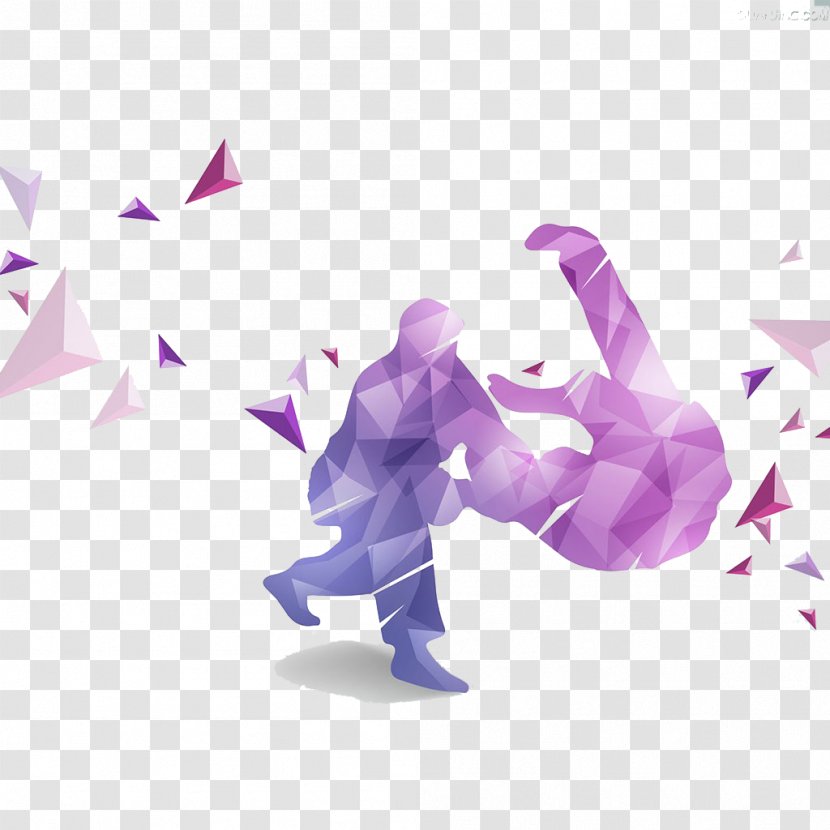 Judo Illustrations - Tatami - Triangle Transparent PNG