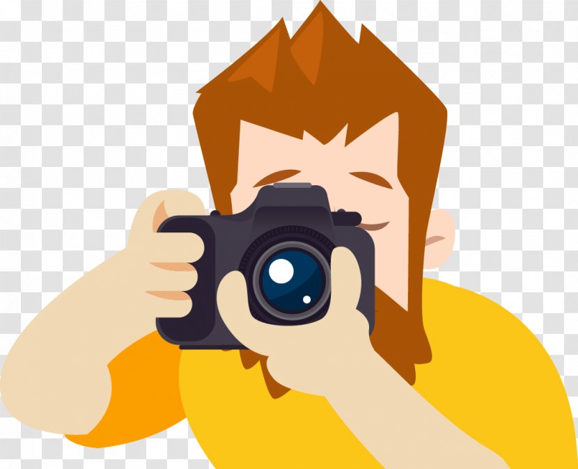 Photographer Photography - Cartoon - Vector Male Transparent PNG