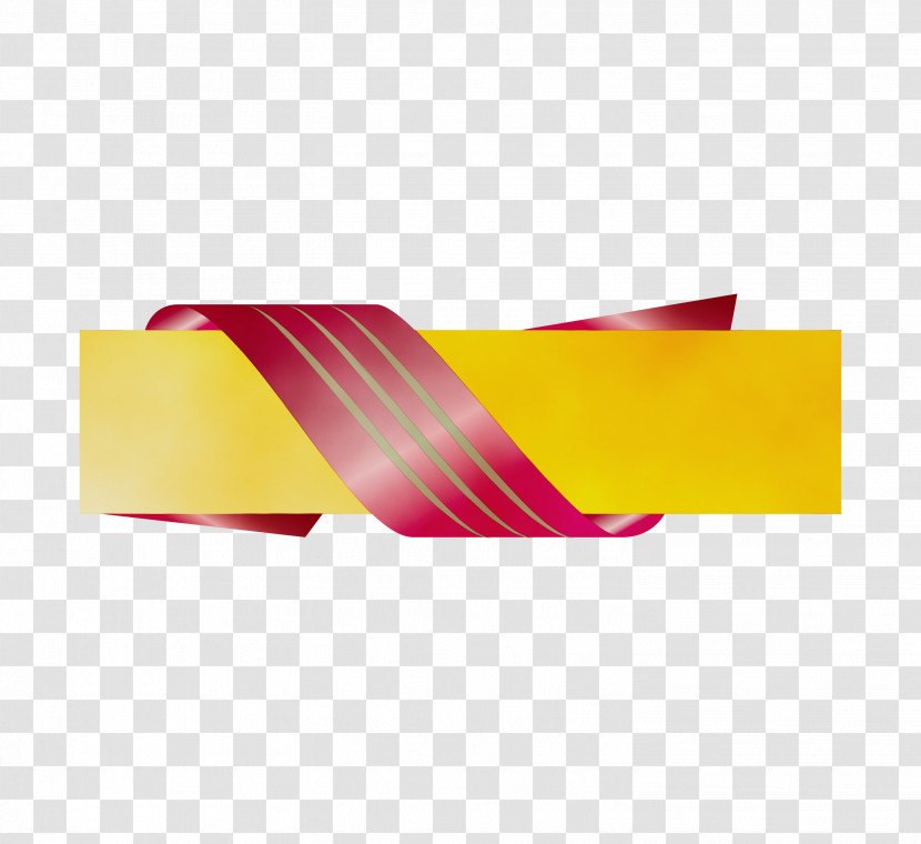 Rectangle Yellow Meter Transparent PNG