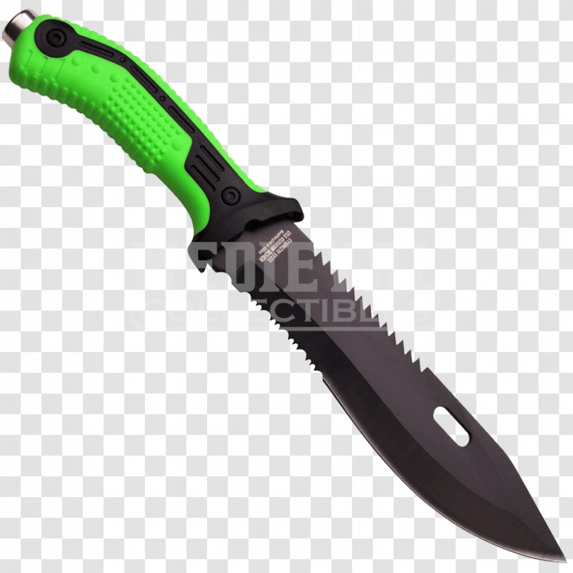 Hunting & Survival Knives Throwing Knife Bowie Utility Machete - Serrated Blade Transparent PNG