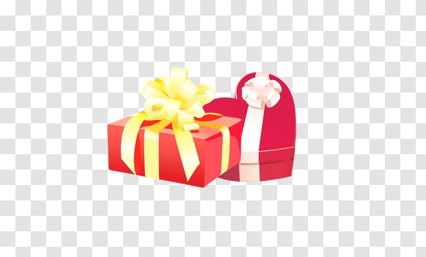 Box Gift Heart Computer File - Designer Transparent PNG