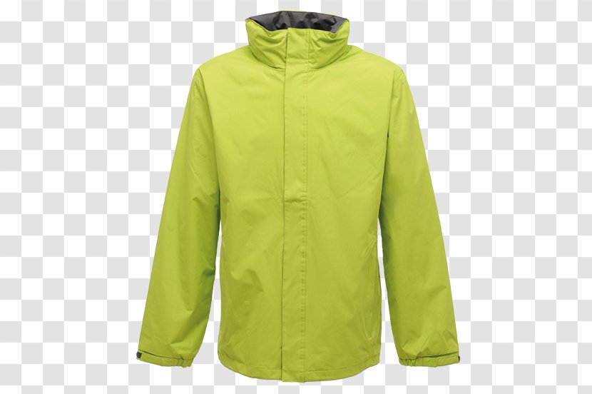 Jacket Clothing Raincoat Hood - Green - High Visibility Lime Backpacks Transparent PNG