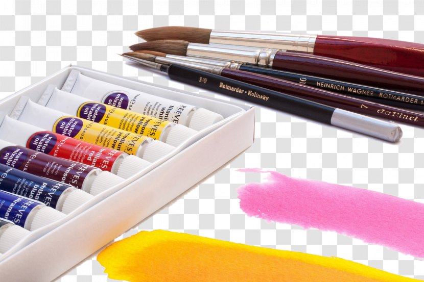 Fine Art Watercolor Painting Photography - Office Supplies - Tools Transparent PNG