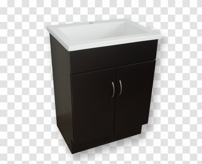 Bathroom Cabinet Drawer Sink - Plumbing Fixture Transparent PNG