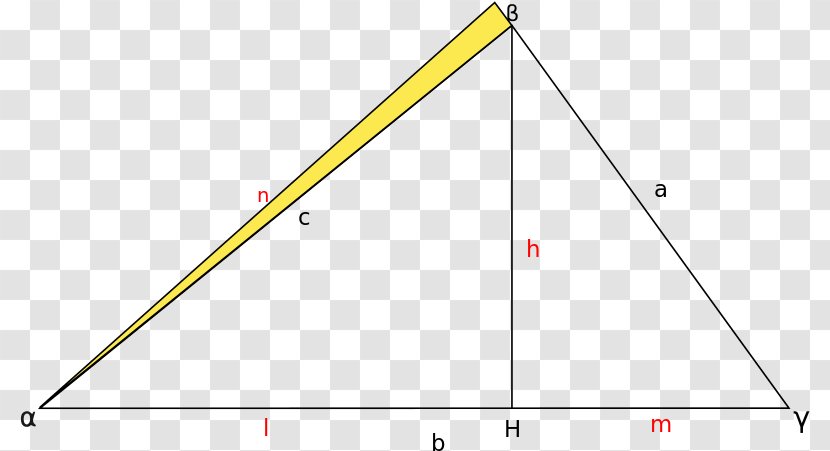 Triangle Law Of Sines Trigonometry - Rectangle - Creative Pictures Transparent PNG