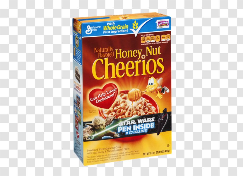 Breakfast Cereal Honey Nut Cheerios Kashi GOLEAN Crunch! Almond Flax Transparent PNG