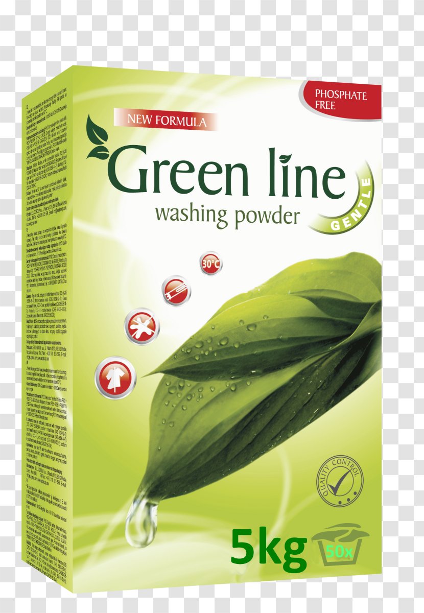 Laundry Detergent Powder Washing Cleaning Agent - Textile - Green Line Transparent PNG
