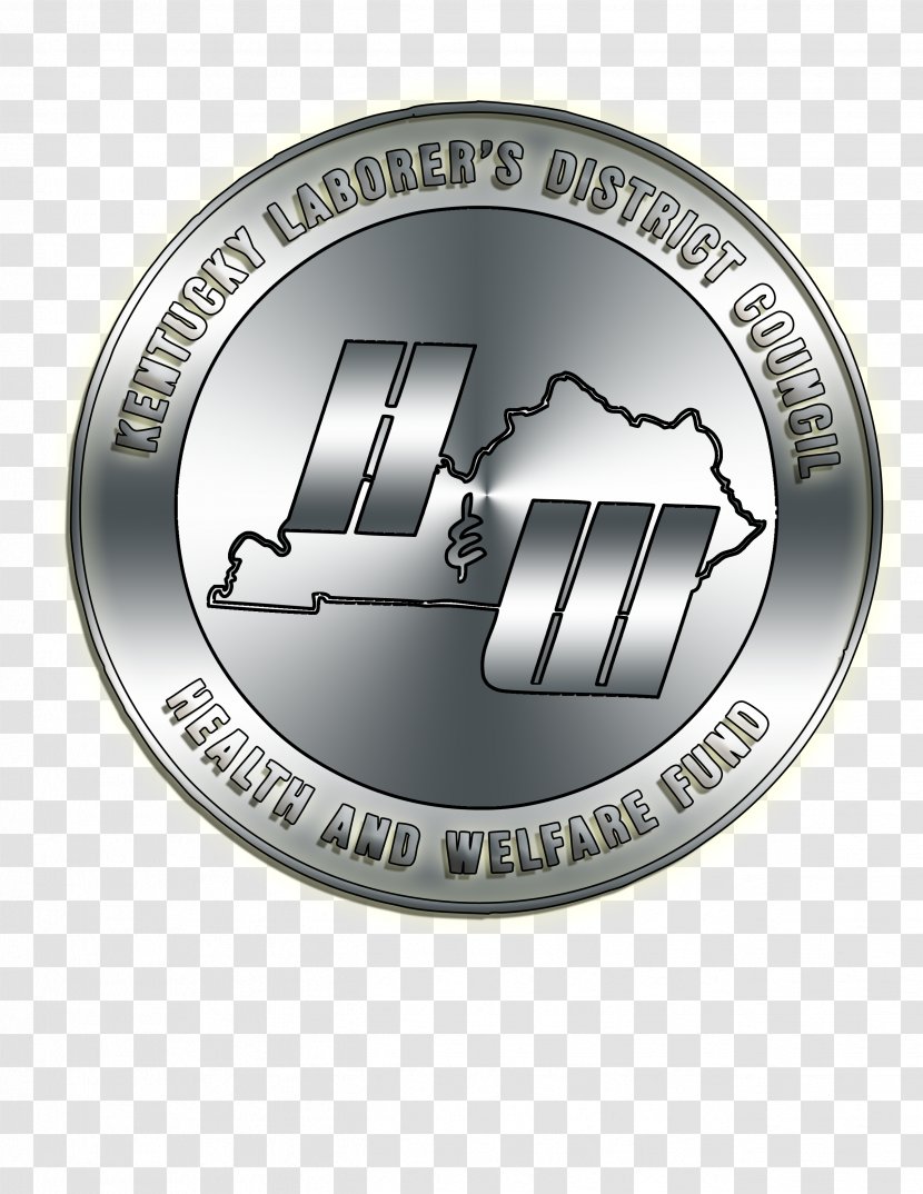 Kentucky Lecet Snap, Laborers' District Councl Trademark Logo - Badge - Metallic Vector Transparent PNG