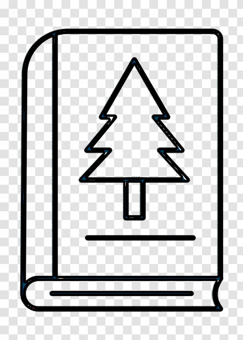 Christmas Tree Line Drawing - Coloring Book - Parallel Transparent PNG