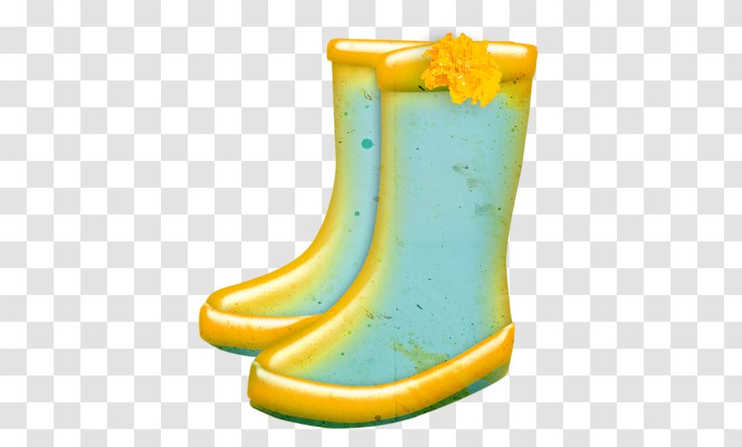 Wellington Boot Shoe Clip Art Footwear - Yellow Transparent PNG