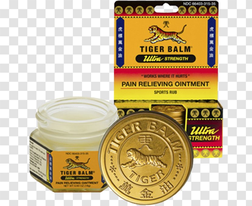 Tiger Balm Liniment Topical Medication Ache Physical Strength - Salve - Pharmaceutical Drug Transparent PNG