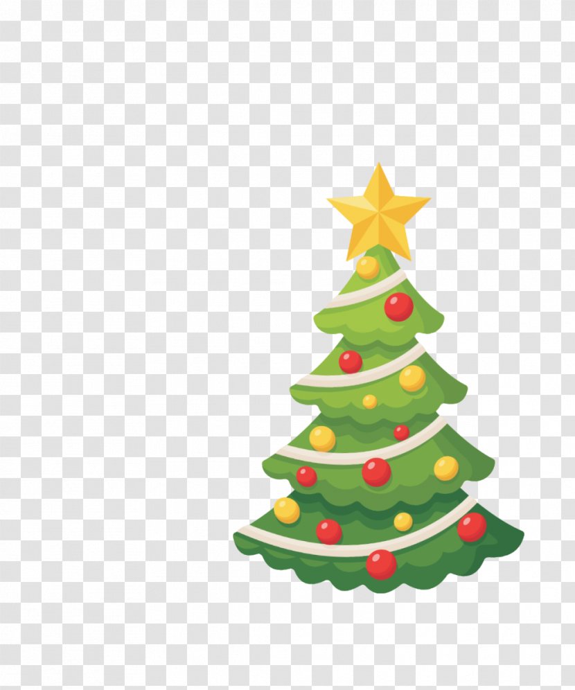 Christmas Tree Ornament Santa Claus Sticker - Fir Transparent PNG