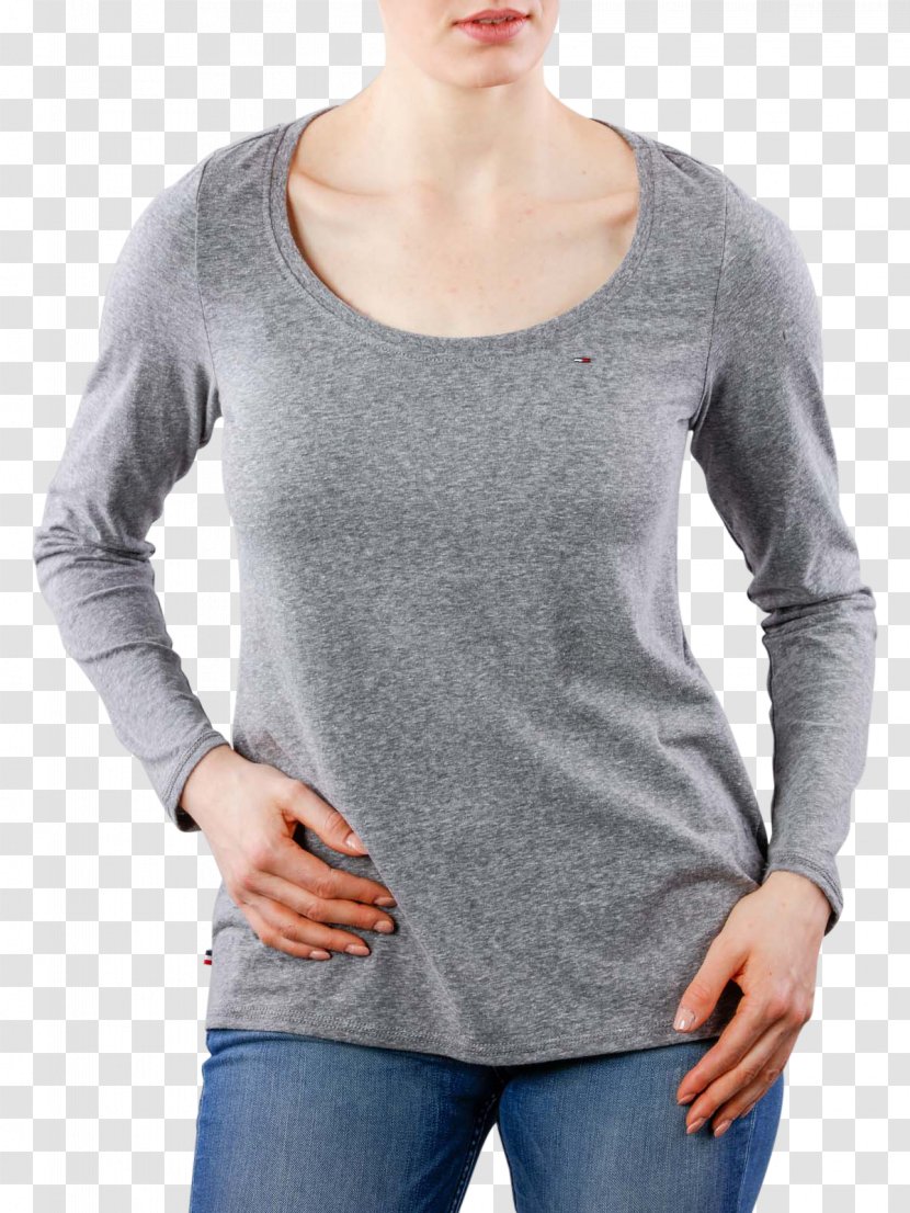 T-shirt Sleeve Crew Neck Sweater - Clothing Transparent PNG