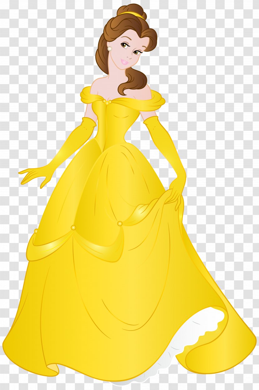 Belle Beauty And The Beast Ariel Disney Princess - Watercolor Transparent PNG