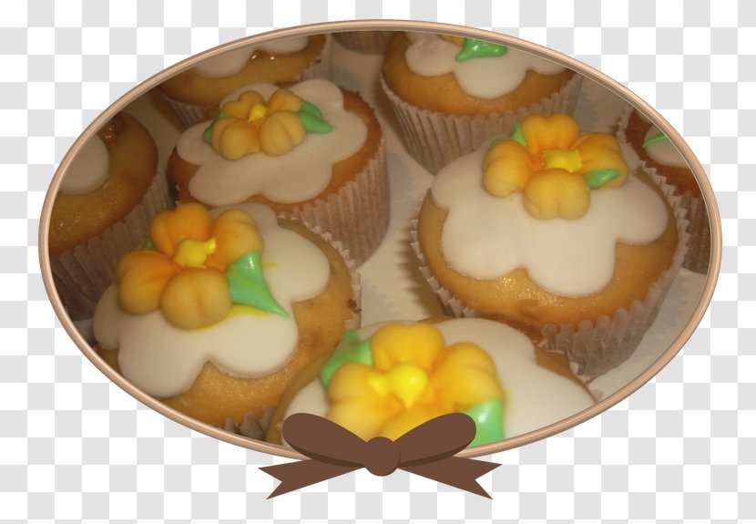 Cupcake Petit Four Frosting & Icing Muffin Buttercream - Trufa Transparent PNG